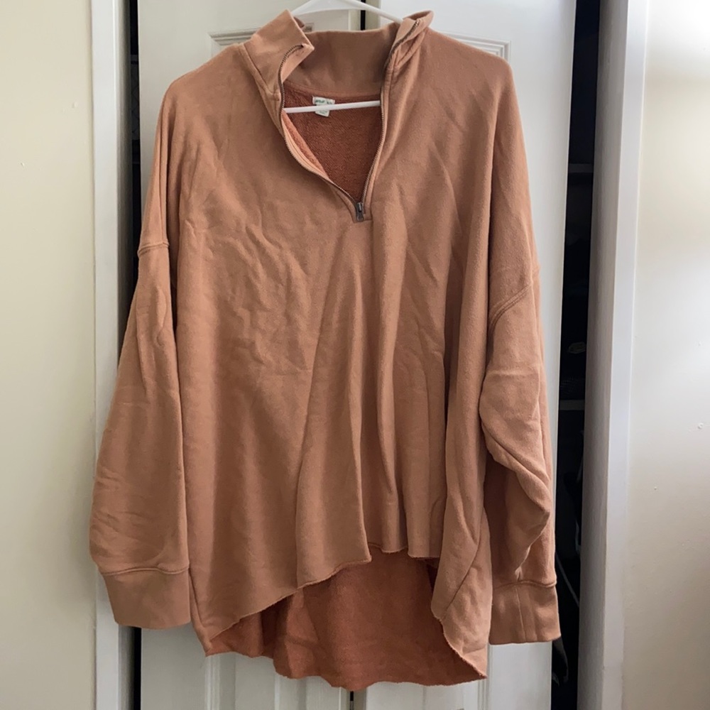 Aerie quarter zip sweatshirt